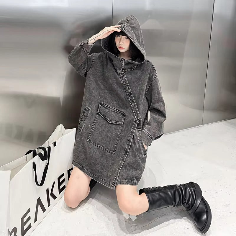 Boutique wholesale autumn new French hoodie – loose, casual, versatile, women's