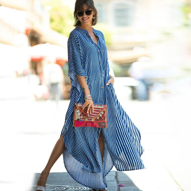 Wholesale summer fashion women's dress – sunscreen, beach holiday, plus size, bikini style, elegant