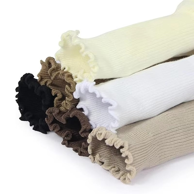 Women's ankle socks – ruffled, cute, casual, breathable, knit cotton, thWomen's ankle socks – ruffled, cute, casual, breathable, knit cotton, thermalermal