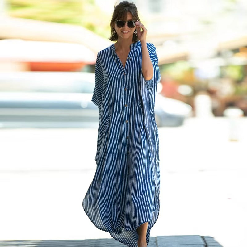 Wholesale summer fashion women's dress – sunscreen, beach holiday, plus size, bikini style, elegant