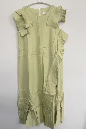 Wholesale spring-summer new Korean dress – simple elegant, sweet, sleeveless, lace split