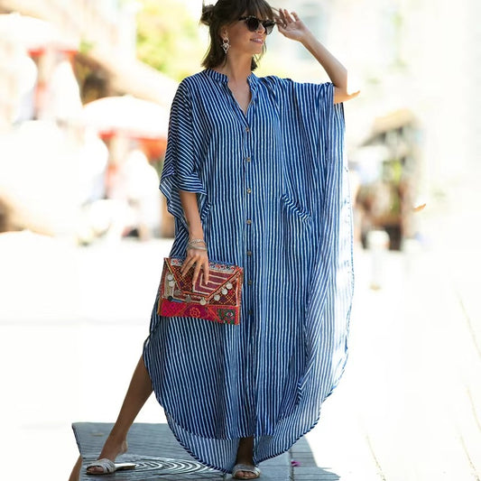 Wholesale summer fashion women's dress – sunscreen, beach holiday, plus size, bikini style, elegant